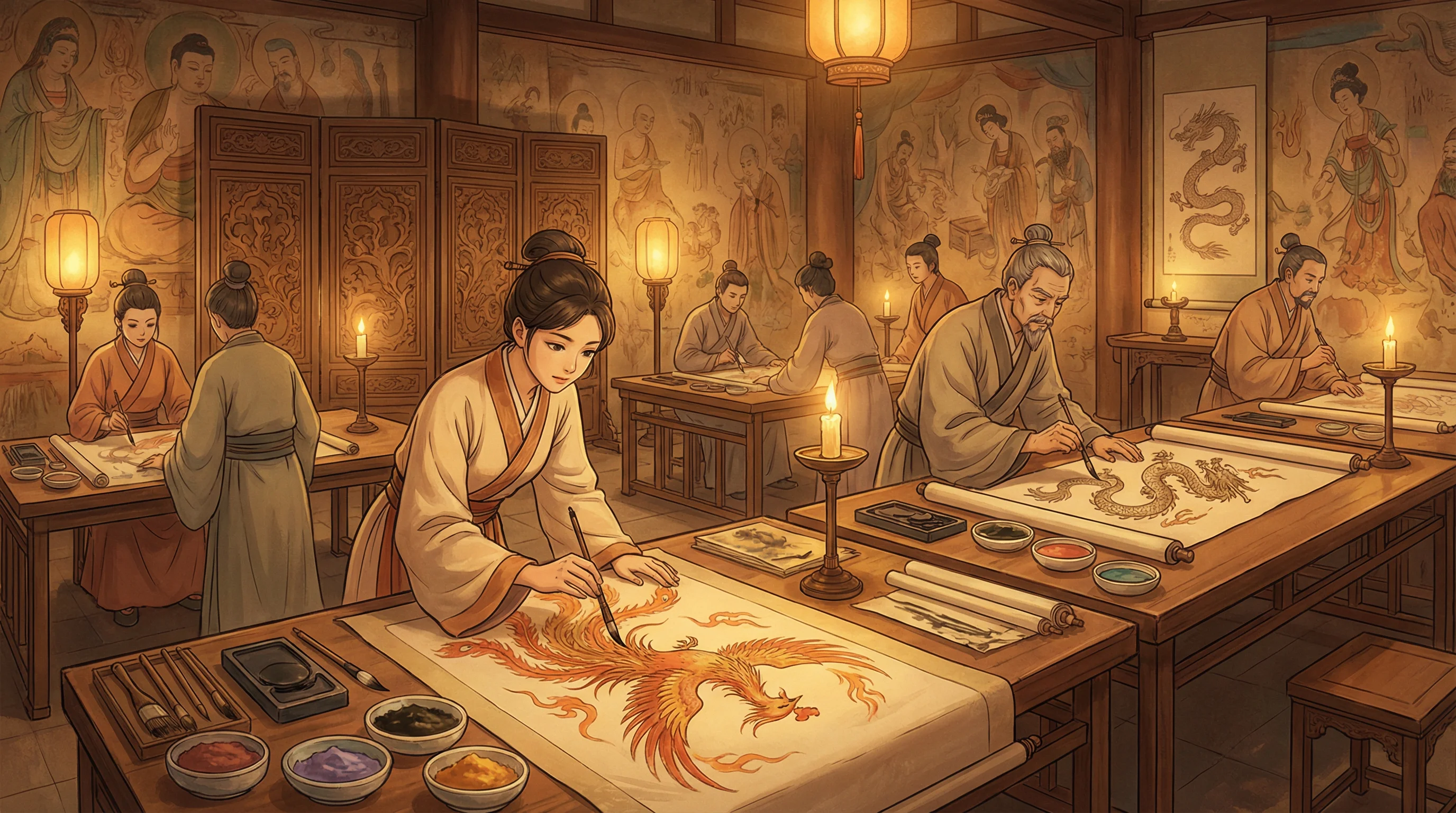 画师入驻 - 爱马夫人 国风动漫画师