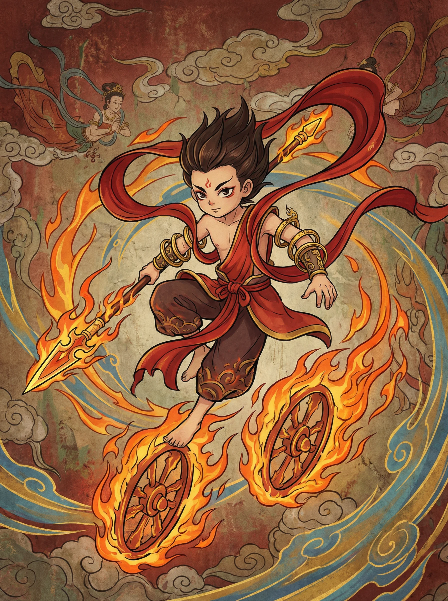 哪吒 - 爱马夫人 封神榜阐教动漫角色